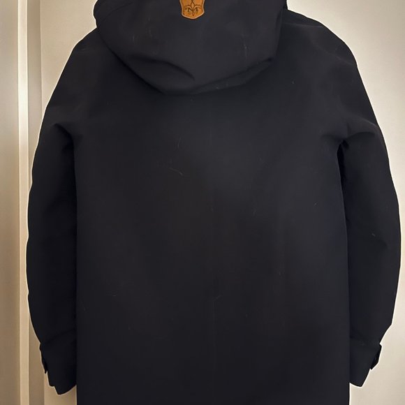 Mackage Black Hooded Down Parka with Removable Down Liner - Picture 3 of 8